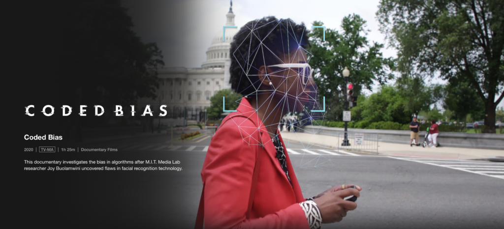 Still from Coded Bias, a documentary on Netflix
